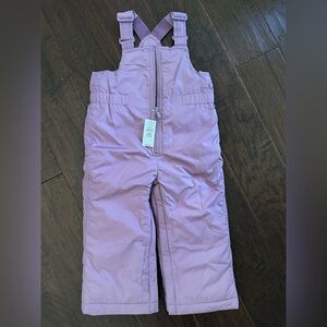 GAP Light Purple Kids Snow Bib Overalls